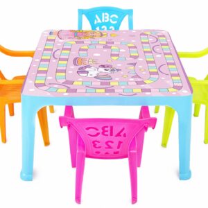 Pink Game Board For Kids Table Wrap Sticker Laminated Vinyl Cover Self-Adhesive for Desk and Tables