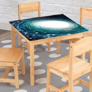 Galaxy the Stars Table Wrap Sticker Laminated Vinyl Cover Self-Adhesive for Desk and Tables