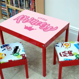 Little Princess For Kids Table Wrap Sticker Laminated Vinyl Cover Self-Adhesive for Desk and Tables