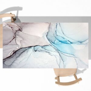 Marble Style Table Wrap Sticker Laminated Vinyl Cover Self-Adhesive for Desk and Tables
