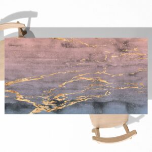 Abstract Paint Marble Table Wrap Sticker Laminated Vinyl Cover Self-Adhesive for Desk and Tables