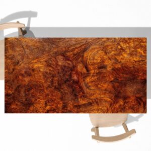 Brown Wooden Background Table Wrap Sticker Laminated Vinyl Cover Self-Adhesive for Desk and Tables