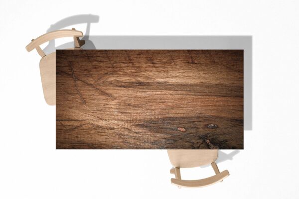 Old Wood Texture Table Wrap Sticker Laminated Vinyl Cover Self-Adhesive for Desk and Tables