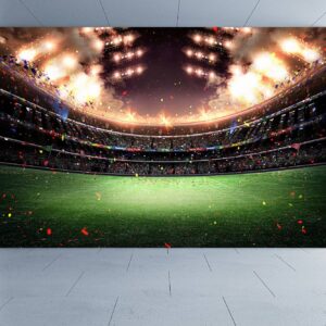 Football Stadium Landscape Wallpaper Photo Wall Mural Wall UV Print Decal Wall Art Décor