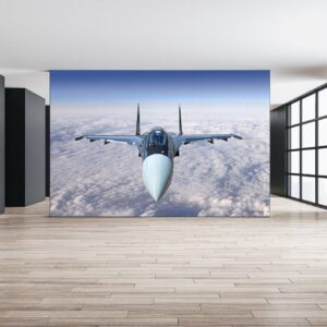 Airplane Fighter in the Sky Wallpaper Photo Wall Mural Wall UV Print Decal Wall Art Décor