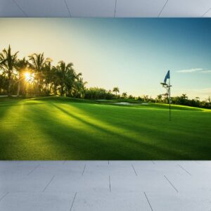 Golf Course Countryside Wallpaper Photo Wall Mural Wall UV Print Decal Wall Art Décor