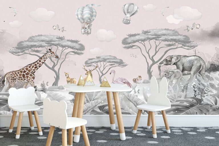 Animals from all over the World Wallpaper Photo Wall Mural Wall UV Print Decal Wall Art Décor