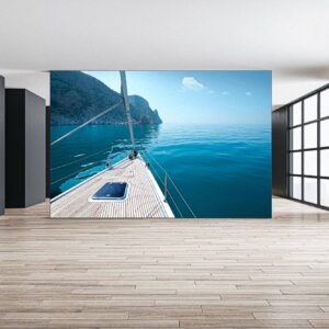 Yacht View Theme Wallpaper Photo Wall Mural Wall UV Print Decal Wall Art Décor