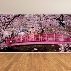 Bloom Season in Japan Wallpaper Photo Wall Mural Wall UV Print Decal Wall Art Décor