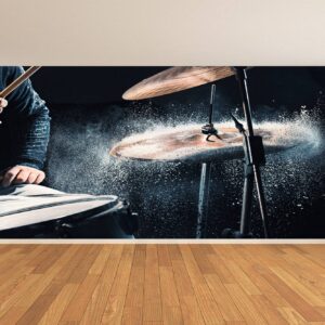 Drums at the Concert Wallpaper Photo Wall Mural Wall UV Print Decal Wall Art Décor