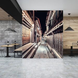 Street in the Old Town Wallpaper Photo Wall Mural Wall UV Print Decal Wall Art Décor