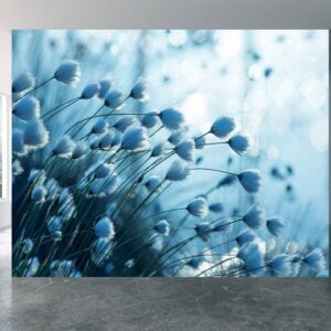 Rolled-up waterproof cotton grass home wall mural.